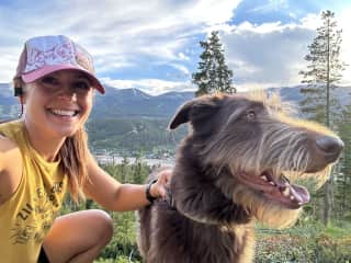 Mid-trail run!