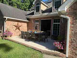 Beatiful south-facing, sun-filled patio.