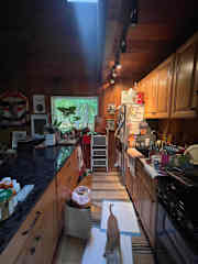 The kitchen, small but functional