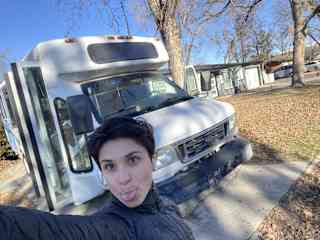I’m currently building a tiny home on a bus. When I’m finished I hope to live in it and travel full time.