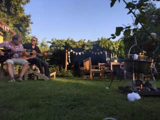 Our garden with another pergola