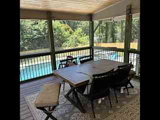 Screened in patio