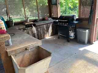 Outdoor kitchen and bbq