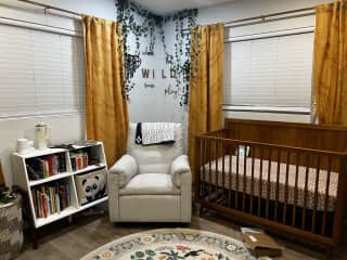 Nursery with crib!