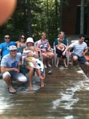 Our family, at the cottage.