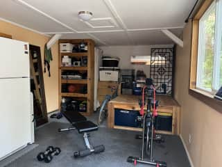 Carport gym