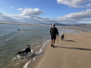 Inch beach with Tom