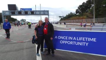 Once in a lifetime opportunity for us to walk across the new Queensferry Crossing before being opened to vehicles only.