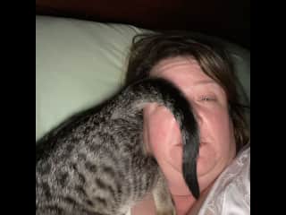 Not the most flattering photo, but it's goes with the territory