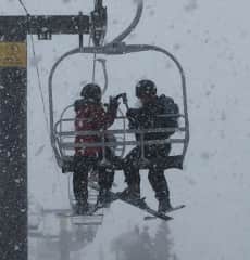 Skiing is awesome