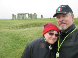 At Stonehenge