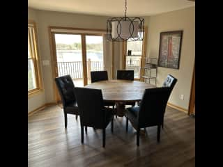 Dining area off kitchen