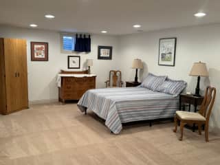 Downstairs guest room