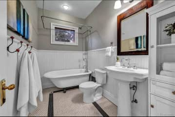 Other bathroom is a half bath on main floor