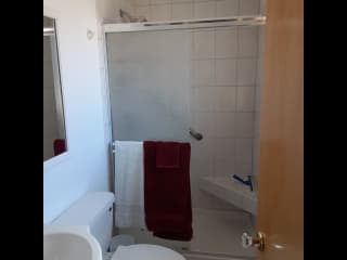 Attached bathroom with shower