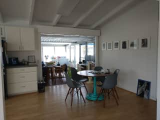 Dining area and enclosed lanai