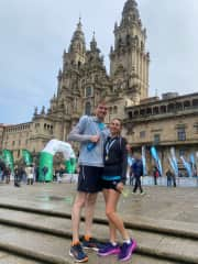 Race day in Santiago de Compostela (Spain)