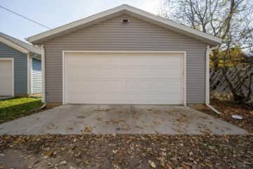 Spacious 2 car garage accessible from alley behind house. There may be space available for your use, with an opener.