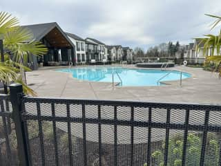 pool/hot tub area