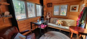 Bunkie at cottage. Has adjoining bedroom.