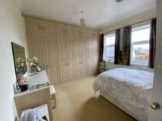 Your bedroom which overlooks the back garden.