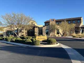 Buildings within the resort.