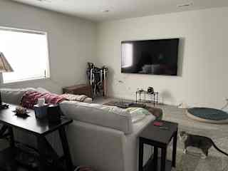 Second living area in the lower level.