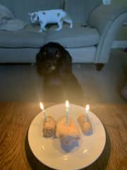 “Happy birthday to me!!”