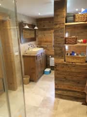 Downstairs shower room