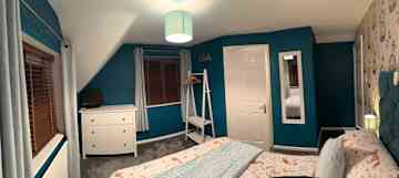 Guest King Size bed with ensuite shower room