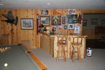 Family/Game room bar