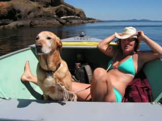 Out n'aboat with my buddy...