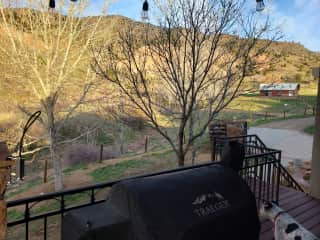 From back deck looking northwest