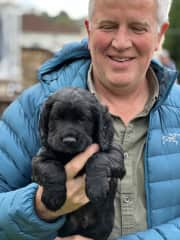 Colin with Winston