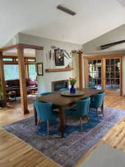 Dining room from kitchen