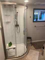 First floor shower