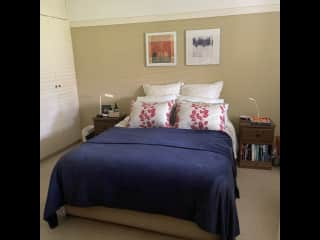 Main bedroom with queen bed.