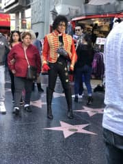 MJ on Hollywood BLVD