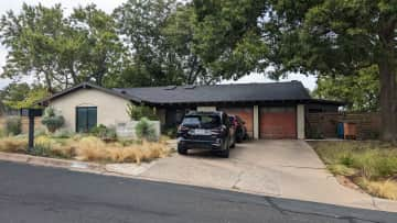 Front of our home. Don't worry, all landscaping is on irrigation!