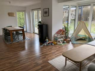 Dining & living area