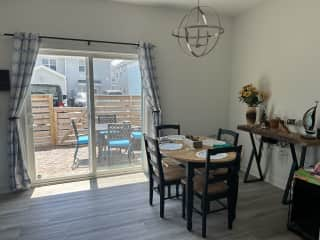 Dinning room & outdoor patio