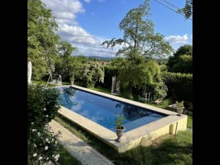 View from our bedroom into the garden