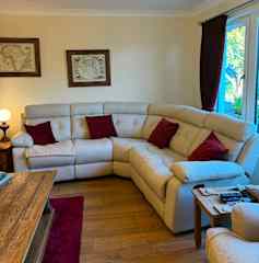 Living room sofa.