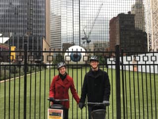 Exploring on segways in Dallas