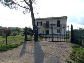 Our house with gates and full fence