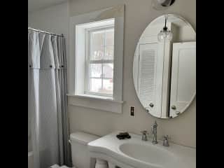 Guest room bathroom