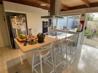 Open plan kitchen