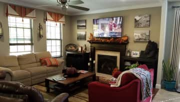 Family Room with gas fireplace