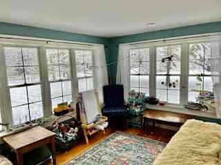 Sunroom, just outside the guest bedroom