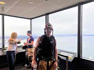 I ran the Columbia tower yearly benefiting cancer.
